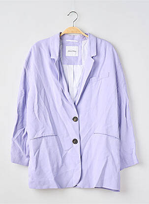 Blazer finition intérieure doublée violet AMERICAN VINTAGE femme