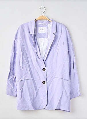 Blazer finition intérieure doublée violet AMERICAN VINTAGE femme
