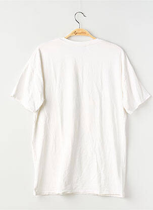 T-shirt sérigraphie floquée manches courtes blanc CIAO MILANO femme