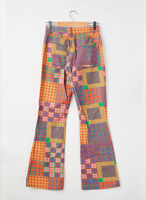 Pantalon flare taille normale taille normale orange RESERVED femme