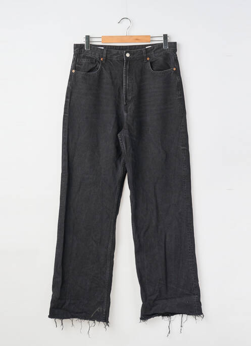 Jeans coupe droite taille normale taille normale noir ZARA femme