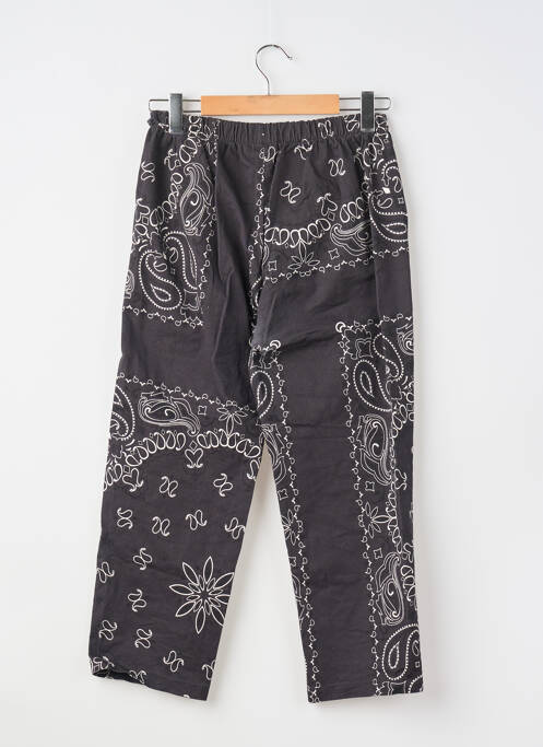 Pantacourt coupe droite taille normale noir AROMA femme