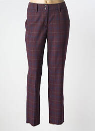 Pantalon chino tissage popeline taille normale rouge GARDEUR femme