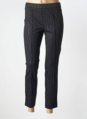 Pantalon 7/8 stretch taille normale noir TONI femme
