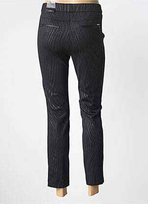 Pantalon 7/8 stretch taille normale noir TONI femme