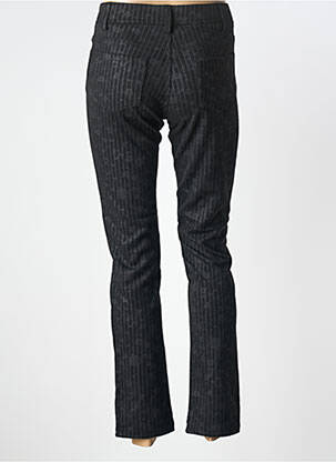 Pantalon slim stretch taille normale noir GEVANA femme