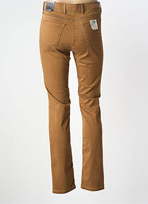 Jeans coupe slim stretch taille normale marron TONI femme