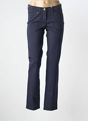 Jeans coupe slim stretch taille normale bleu TONI femme