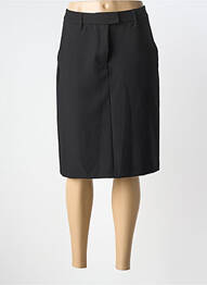 Jupe mi-longue doublure textile noir GARDEUR femme