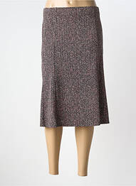 Jupe mi-longue taille normale rose GEVANA femme