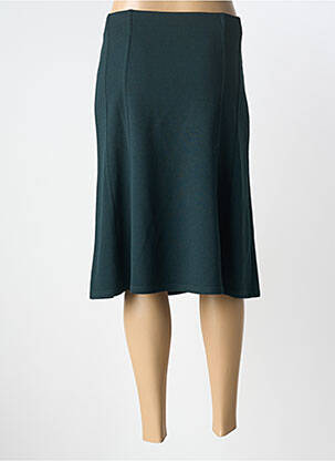Jupe mi-longue taille normale vert GEVANA femme