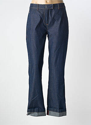 Jeans coupe droite taille normale taille normale bleu EVA KAYAN femme