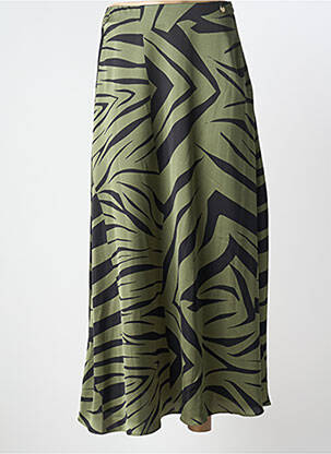 Jupe longue coupe fluide vert LOLA CASADEMUNT femme