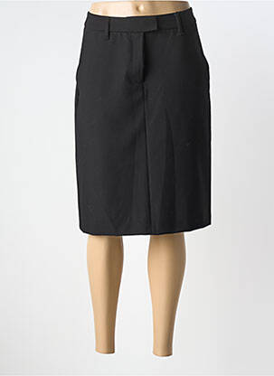 Jupe mi-longue doublure textile noir GARDEUR femme