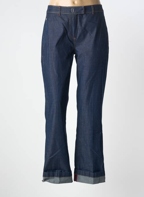 Jeans coupe droite taille normale taille normale bleu EVA KAYAN femme