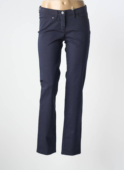 Jeans coupe slim stretch taille normale bleu TONI femme