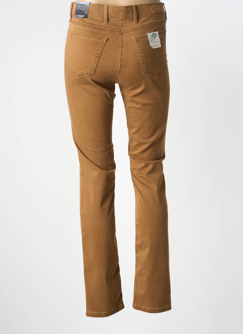Jeans coupe slim stretch taille normale marron TONI femme