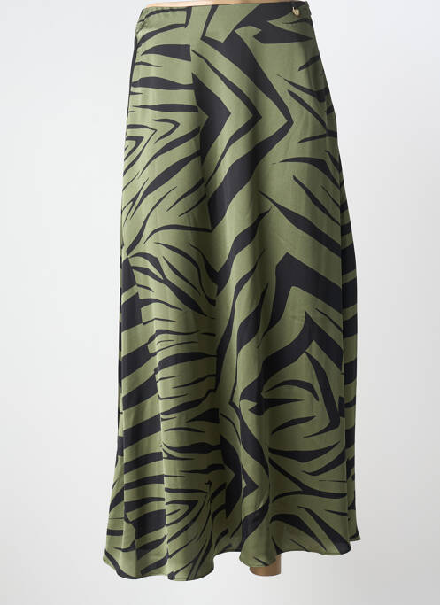 Jupe longue coupe fluide vert LOLA CASADEMUNT femme