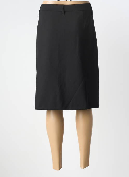 Jupe mi-longue doublure textile noir GARDEUR femme