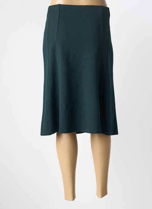 Jupe mi-longue taille normale vert GEVANA femme