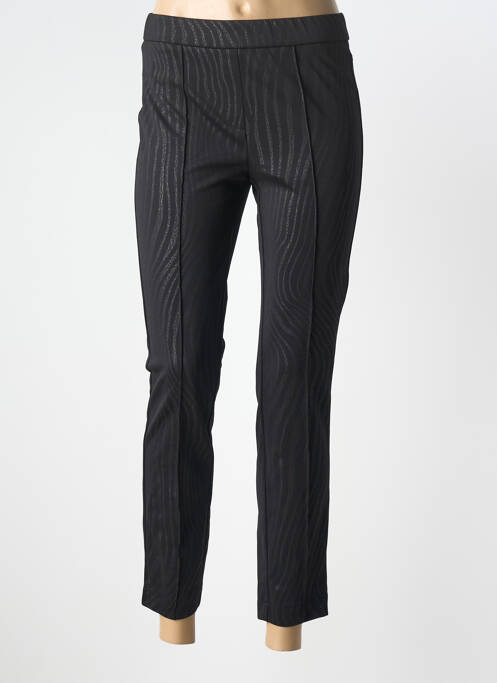 Pantalon 7/8 stretch taille normale noir TONI femme