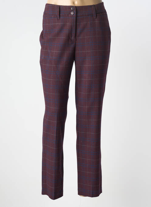 Pantalon chino tissage popeline taille normale rouge GARDEUR femme