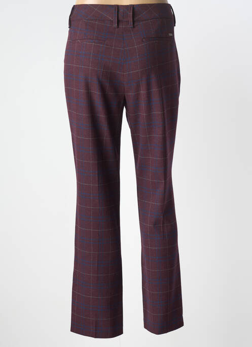 Pantalon chino tissage popeline taille normale rouge GARDEUR femme