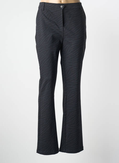 Pantalon droit stretch taille normale noir EVA KAYAN femme