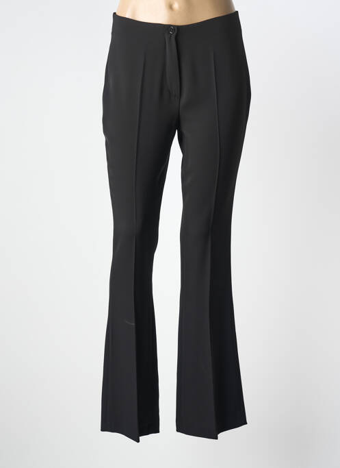 Pantalon flare taille normale taille normale noir ELEONORA AMADEI femme