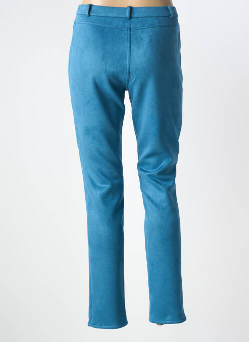 Pantalon slim stretch taille normale bleu GEVANA femme