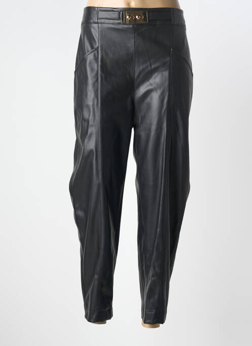 Pantalon slim taille normale taille normale noir LESLIE femme