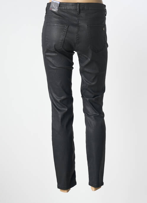Pantalon slim stretch taille normale noir TONI femme