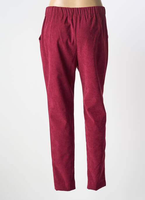 Pantalon slim taille élastique taille normale violet GEVANA femme