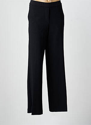 Pantalon droit tissage crêpe taille normale noir GARDEUR femme