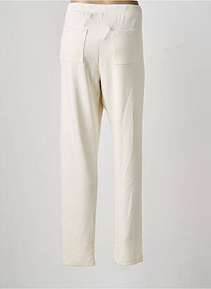 Pantalon droit stretch taille normale beige FUEGO WOMAN femme