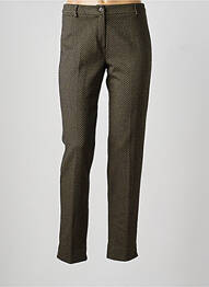Pantalon slim stretch taille normale vert MARIA BELLENTANI femme