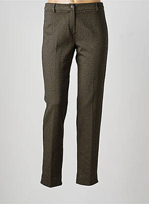 Pantalon slim stretch taille normale vert MARIA BELLENTANI femme