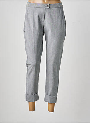 Pantalon 7/8 stretch taille normale gris EVA KAYAN femme