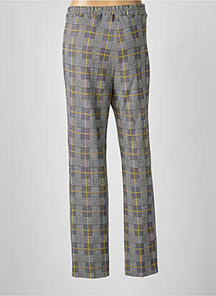 Pantalon droit stretch taille normale gris ELEONORA AMADEI femme