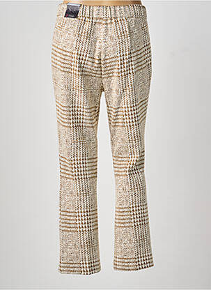 Pantalon droit stretch taille normale beige TONI femme