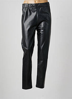Pantalon droit stretch taille normale noir LESLIE femme