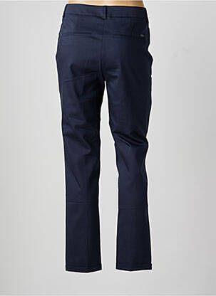 Pantalon slim tissage popeline taille normale bleu GARDEUR femme