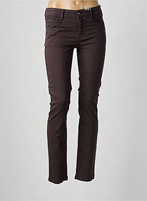 Pantalon slim stretch taille normale gris GARDEUR femme