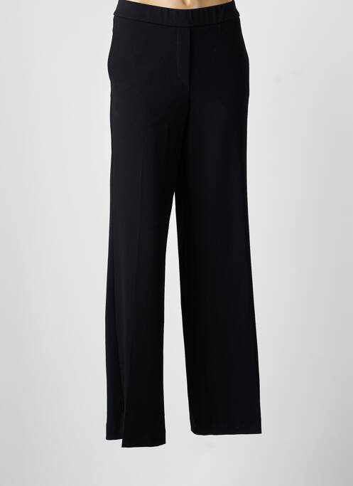 Pantalon droit tissage crêpe taille normale noir GARDEUR femme