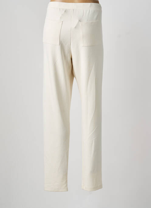 Pantalon droit stretch taille normale beige FUEGO WOMAN femme