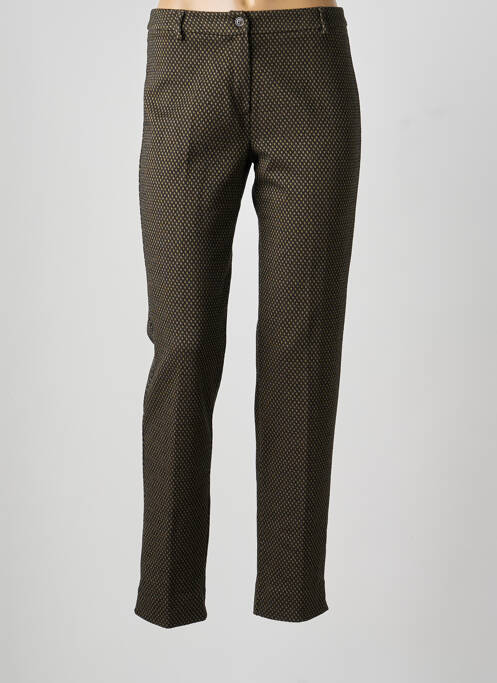 Pantalon slim stretch taille normale vert MARIA BELLENTANI femme