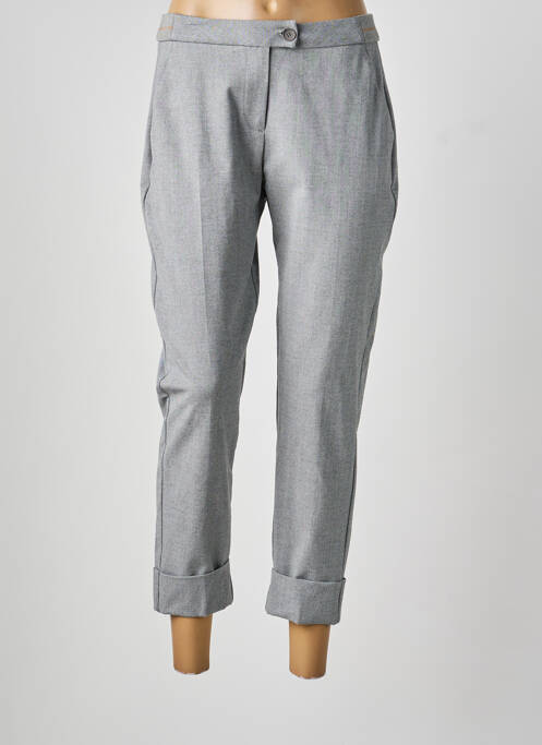 Pantalon 7/8 stretch taille normale gris EVA KAYAN femme