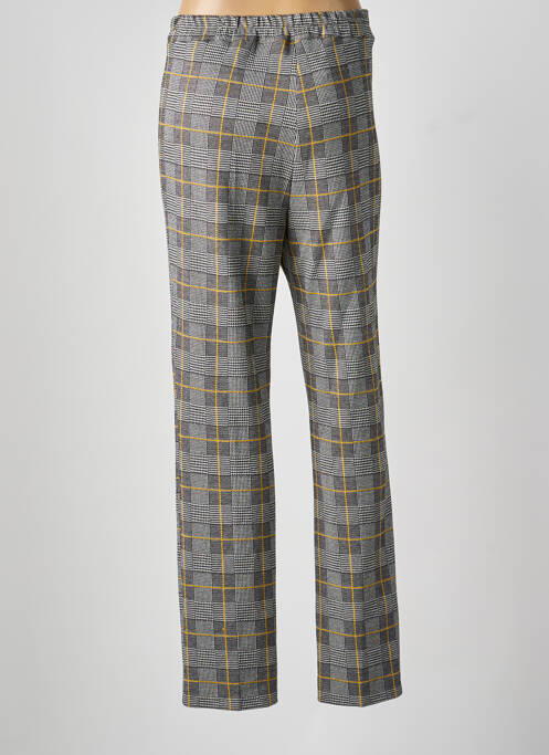 Pantalon droit stretch taille normale gris ELEONORA AMADEI femme