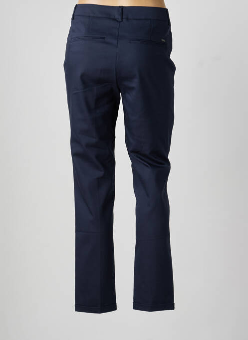 Pantalon slim tissage popeline taille normale bleu GARDEUR femme