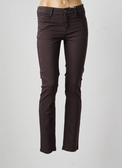 Pantalon slim stretch taille normale gris GARDEUR femme